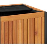 Vanjska kutija za jastuke 45x45x45/53 cm masivno drvo i čelik | shoptok.hr