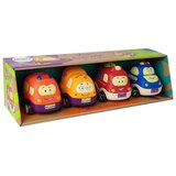 Police Ambulance Cars Set for Toddler with String 4 pieces | shoptok.hr