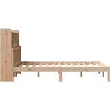 vidaXL Knjižna postelja brez vzmetnice 135x190 cm trdna borovina | Shoptok.si