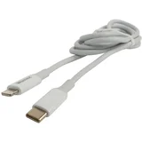 USB kabl, Tip C Na Lighting, 30 W, 1 m, Beli