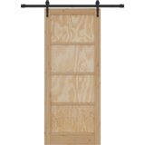 vidaXL Drsna vrata s kompletom opreme 'ORKDAL'iz masivnega lesa | Shoptok.si