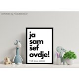 7 seas 365 okvir - "Šef..." - za dječaka, 25 cm | shoptok.hr