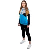 Glano Women's tracksuit - blue/light gray Cene