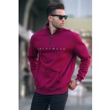 Madmext Sweatshirt - Burgundy - Regular fit Cene