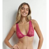 DIM ROMANCE UNDERWIRE FOULARD BRA - Women's Lace Bra with Underwire - Red Cene