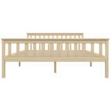  Okvir kreveta prirodna boja od masivne borovine 160 x 200 cm | shoptok.hr