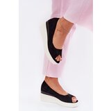 Boto Women's Wedge Sandals Made of Eco Suede Black Velira | ePonuda.com