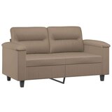  3-dijelni set sofa s jastucima boja cappuccina od umjetne kože | shoptok.hr