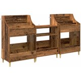  Set medijskih polica 3 kom. Staro drvo 212 x 46 x 112 cm | shoptok.hr