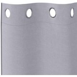  Zavjese za blackout s prstenovima 2 pcs Metalna Siva | Eponuda.ba