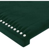  Uzglavlje s ušima tamnozeleno 183x16x78/88 cm baršunasto | shoptok.hr