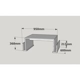 Hanah home magazin - walnut walnut coffee table | ePonuda.com