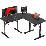 Huzaro Hero 7.3 Crni Električni podesivi sto 140x60cm Cene