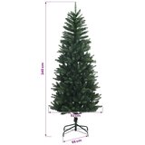  Artificial Hinged Christmas Tree 240 cm PE i PVC Zelena - 240 cm bez LED svjetala Zelena | shoptok.hr