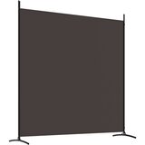 Sobna pregrada s 2 panela smeđa 348 x 180 cm od tkanine | shoptok.hr