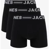 Jack & Jones Sense Oprijete boksarice 3 Piece Črna