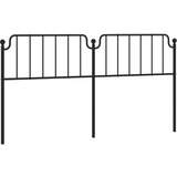  Kovinsko posteljno vzglavje črno 193 cm, (20951813) | Shoptok.si
