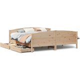 Maison Chic Posteljni okvir - Dvoposteljna postelja - Zakonska postelja brez vzmetnice 180x200 cm trdna borovina-J3366, (21772442) | Shoptok.si