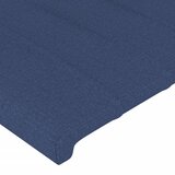  LED uzglavlje plavo 203x16x78/88 cm od tkanine | shoptok.hr
