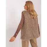 Och Bella Vest-TW-KZ-1402.10P-dark beige | shoptok.hr