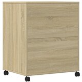  Stalak za pisač s kotačima boja hrasta sonome 60 x 48 x 74 cm | shoptok.hr