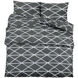 Maison Chic Komplet posteljnine - Posteljnina siva 220x240 cm bombaž, (21786893) | Shoptok.si