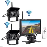 wifi rikverc parking set sa 7" monitorom i 2 ir kamerе