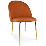 Inca stolica - bakreni baršun / zlatne noge x 3 | shoptok.hr