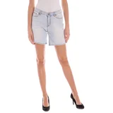 jeans kratke hlače za žene svijetloplave