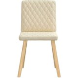  Jedilni stoli 6 kosov krem blago, (21828470) | Shoptok.si