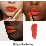 Gucci Beauty Rouge à Lèvres Matte Lipstick matirajoča šminka odtenek 302 Agatha Orange 3.5 g | Shoptok.si