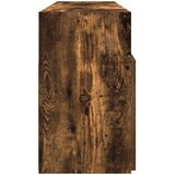 TV ormarić s LED svjetlima boja dimljenog hrasta 120x30x50 cm | Eponuda.com