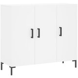 Maison Chic Komoda - Predalnik bela 90x34x80 cm konstruiran les, (21716112) | Shoptok.si