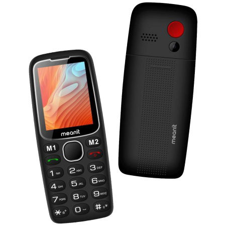 Mean IT telefon mobilni, 2.4" ekran, sos dugme, crni - senior 10 plus, crni | ePonuda.com