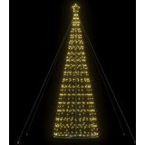 vidaXL Osvetljena novoletna jelka stožec 1534 LED toplo bela 503 cm Cene