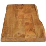 Stolna ploča 120x40x3,8cm od masivnog drva manga sa živim rubom | shoptok.hr