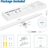 NIORSUN 15 W LED svetilka za kopalniško ogledalo - 60 cm | Shoptok.si