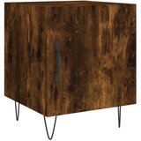 Maison Chic Nočna omarica - Nočna miza dimljeni hrast 40x40x50 cm inženirski les, (21688641) | Shoptok.si