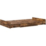  Krevet s ladicama Dimljeni hrast 120 x 190 cm Konstruirano drvo | shoptok.hr