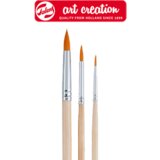  Čopiči ArtCreation s sintetičnimi vlakni - 3 delni set (set čopičev) Cene