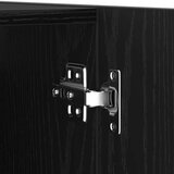  3-delni TV kabinet set, obešen, črna, lesni kompozit, (22012253) | Shoptok.si