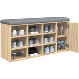  Klupa za cipele boja hrasta 102 x 32 x 50 cm konstruirano drvo | shoptok.hr