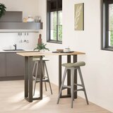  Noge za barski stol T-oblika 2 kom Crne 50x35x(100-101) cm Čelik | Eponuda.ba