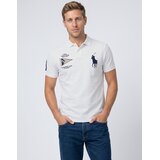 Polo Ralph Lauren Polo majice kratki rokavi Polo Big Pony Custom Slim Fit Bež | Shoptok.si