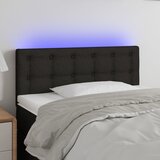 vidaXL LED uzglavlje crno 80 x 5 x 78/88 cm od tkanine Cijene