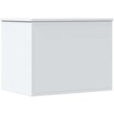 vidaXL Škatla za shranjevanje bela 60x42x46 cm inženirski les | Shoptok.si