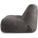 SLOWDOWN Črna vreča za sedenje iz rebrastega žameta Sofa Tube – | Shoptok.si