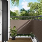  Balcony ekran Sivo-smeđa 100 x 400 cm Oxford tkanina | Eponuda.com
