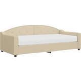  Dnevni krevet s madracem krem 90 x 200 cm od tkanine | Eponuda.ba