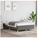  Za krevet tamnosivi 120 x 200 cm od tkanine | shoptok.hr